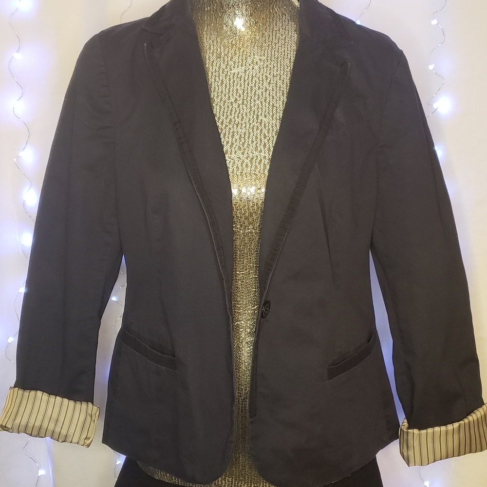 American Eagle Outfitters dark blue blazer